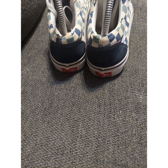 Size Mens 8.5 Womens 10.5- VANS Old Skool Blue Topaz Checkerboard Skateboarding - Picture 6 of 13